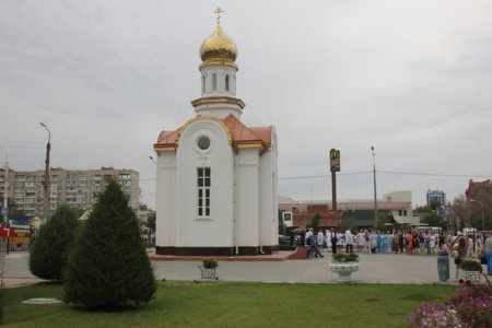 В Астрахани открыта часовня целителя Пантелеимона