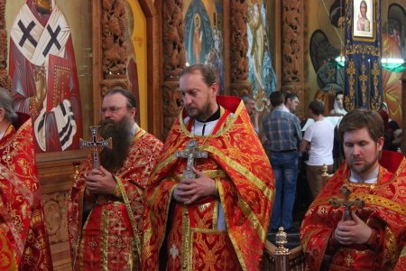 Праздник в день памяти святых равноапостольных Кирилла и Мефодия и священномученика Иосифа Астраханского