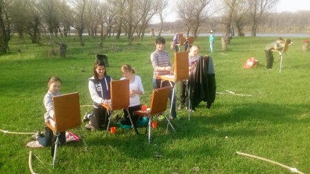 Приходская художественная школа в пос. Волго-Каспийский