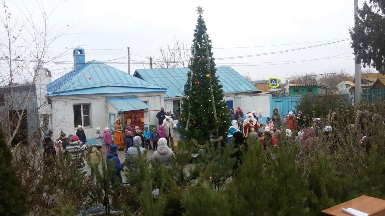 Рождественская елка в Преображенском храме