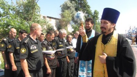Военные священники Каспийской флотилии провели более 100 мероприятий с военнослужащими