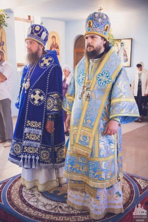 Престольный праздник в кафедральном соборе Владимирской иконы Божией Матери г. Ахтубинска