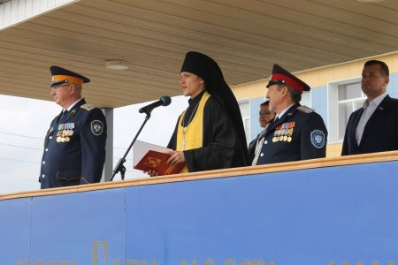 Присяга в казачьем кадетском корпусе имени атамана И. А. Бирюкова