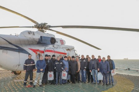 Освящение морского ледостойкого стационарного комплекса Компании «ЛУКОЙЛ»