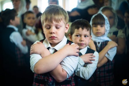 Школьная Литургия в Православной гимназии