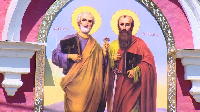  Видеосюжет государственной телерадиокомпании "Лотос": 12 июля православные отмечают день памяти святых первоверховных апостолов Петра и Павла