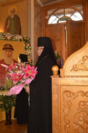 Празднование тезоименитства игумении Ольги (Соколовой) в Успенском Дуниловском монастыре