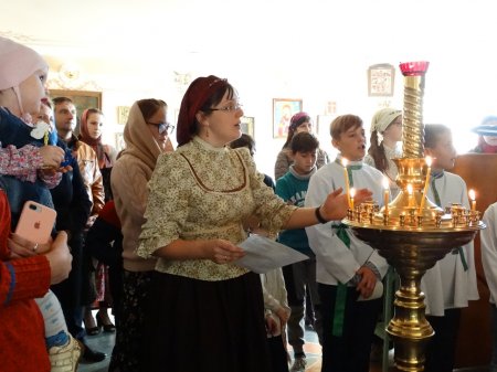 Престольный праздник в храме Казанской иконы Божией Матери в селе Караульное Астраханской области