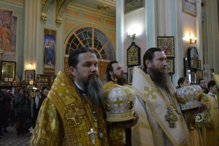 Торжества по случаю дня тезоименитства митрополита Никона