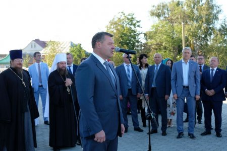 В микрорайоне Бабаевского состоялась торжественная церемония открытия храма Святой Живоначальной Троицы