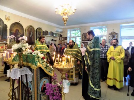 Престольный праздник в храме преподобного Сергия Радонежского в селе Оранжереи