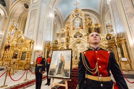 Южный крестный ход с мощами св. блгв. князя Александра Невского, посвященный 800-летию со дня его рождения, начался в Ростове-на-Дону 12 июня 2021 г.