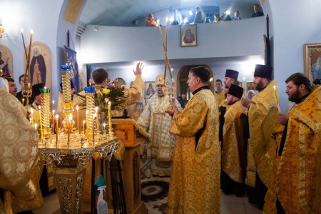 Епископ Ахтубинский и Енотаевский Всеволод совершил первые богослужения в Ахтубинске