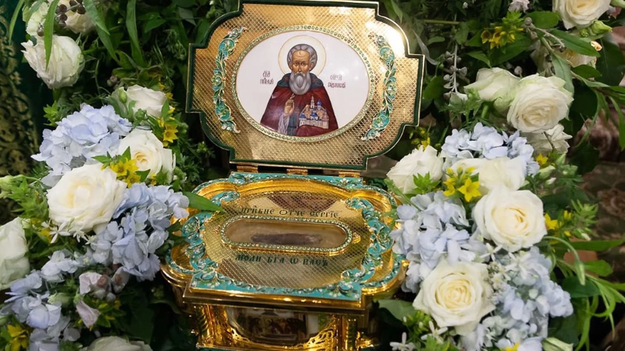 Принесение мощей преподобного Сергия Радонежского в Астрахань