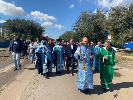 Крестный ход в селе Началово