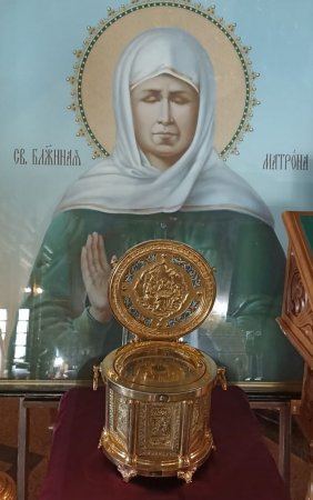 В Астрахани пребывает ковчег с мощами святой блаженной Матроны Московской
