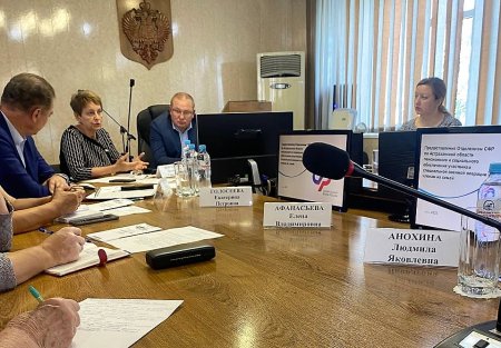 Заседание Общественного совета при Министерстве социального развития и труда Астраханской области