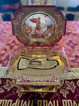 В Астрахань будет принесен ковчег с мощами великомученика Георгия Победоносца
