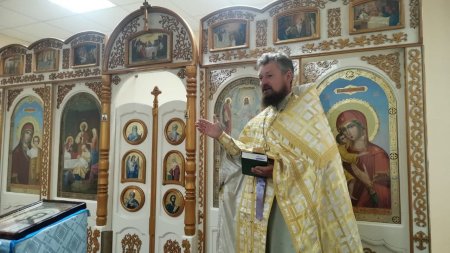 Молебен в Волго-Каспийском доме-интернате