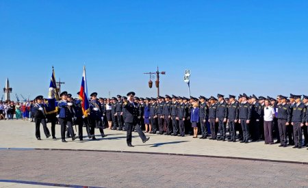 Посвящение в  курсанты Каспийского института морского и речного транспорта