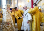 Митрополит Никон принял участие в Патриаршем богослужении в Покровском Хотькове монастыре