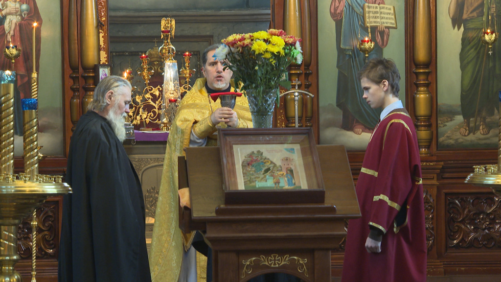 Видеосюжет государственной телерадиокомпании «Лотос»: У православных верующих начался Рождественский пост