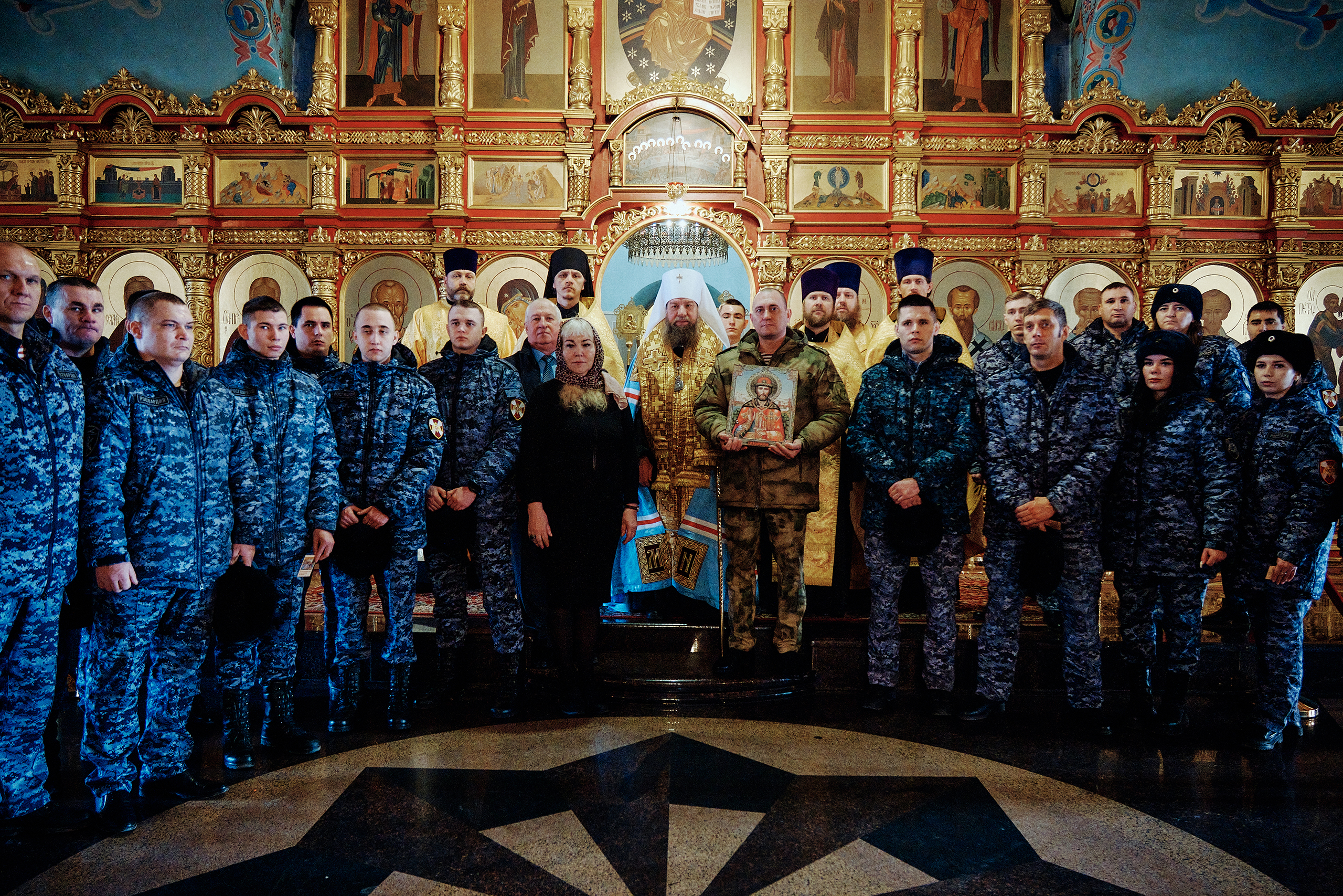 Икона святого князя Димитрия Донского передана в Управление Росгвардии